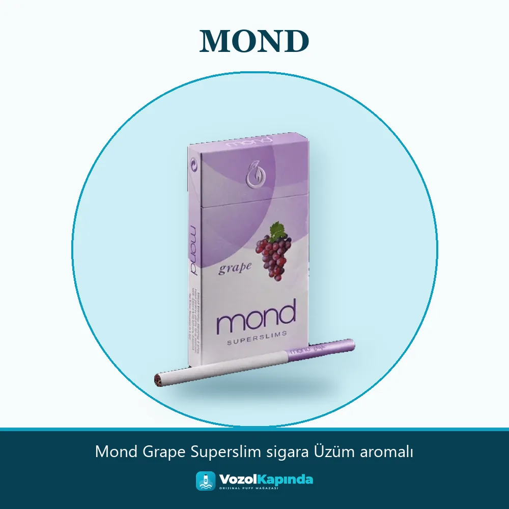 Mond Grape Superslim sigara Üzüm aromalı sipariş avantajları: kapıda ödeme ve gizli paket