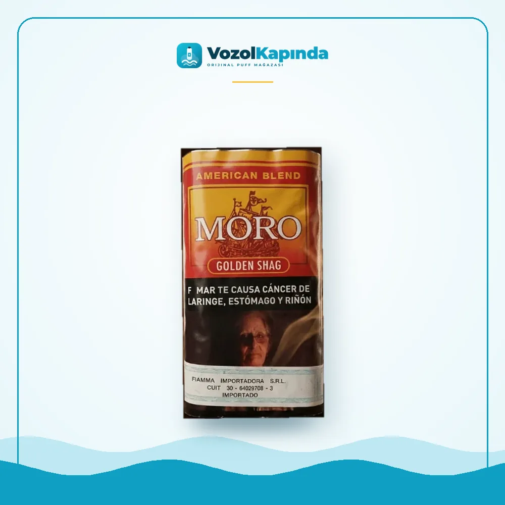 Moro Golden Shag ithal tütün 40gr Fiyatı Moro Golden Shag ithal tütün 40gr, Vozol Kapında orijinal sarma tütünü