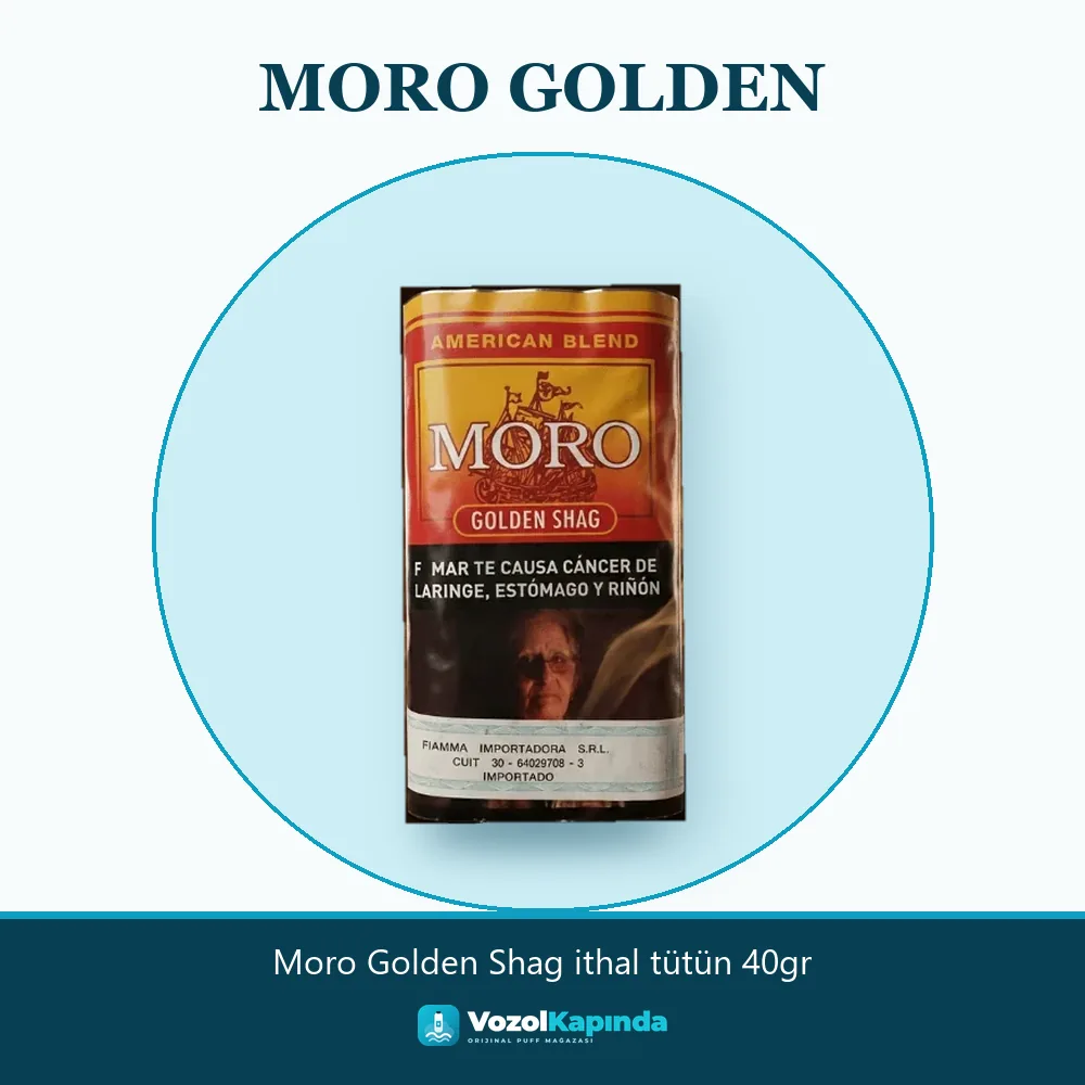 Moro Golden Shag ithal tütün 40gr Sipariş Bilgileri Moro Golden Shag ithal tütün 40gr sipariş avantajları: kapıda ödeme ve gizli paket