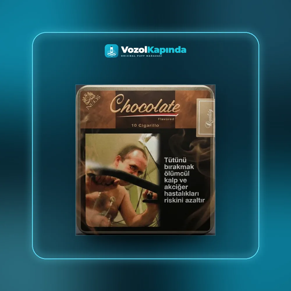 Neos Chocolate Sigarillo Çikolata aromalı Sipariş Neos Chocolate Sigarillo Çikolata aromalı, Vozol Kapında orijinal sigarillo