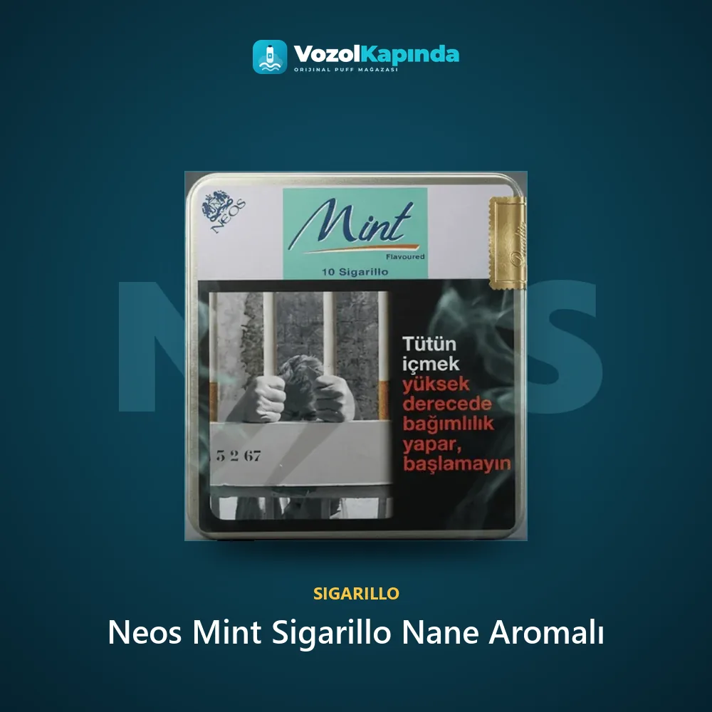 Neos Mint Sigarillo Nane Aromalı Sipariş Bilgileri Neos Mint Sigarillo Nane Aromalı bilgi kartı, orijinal sigarillo