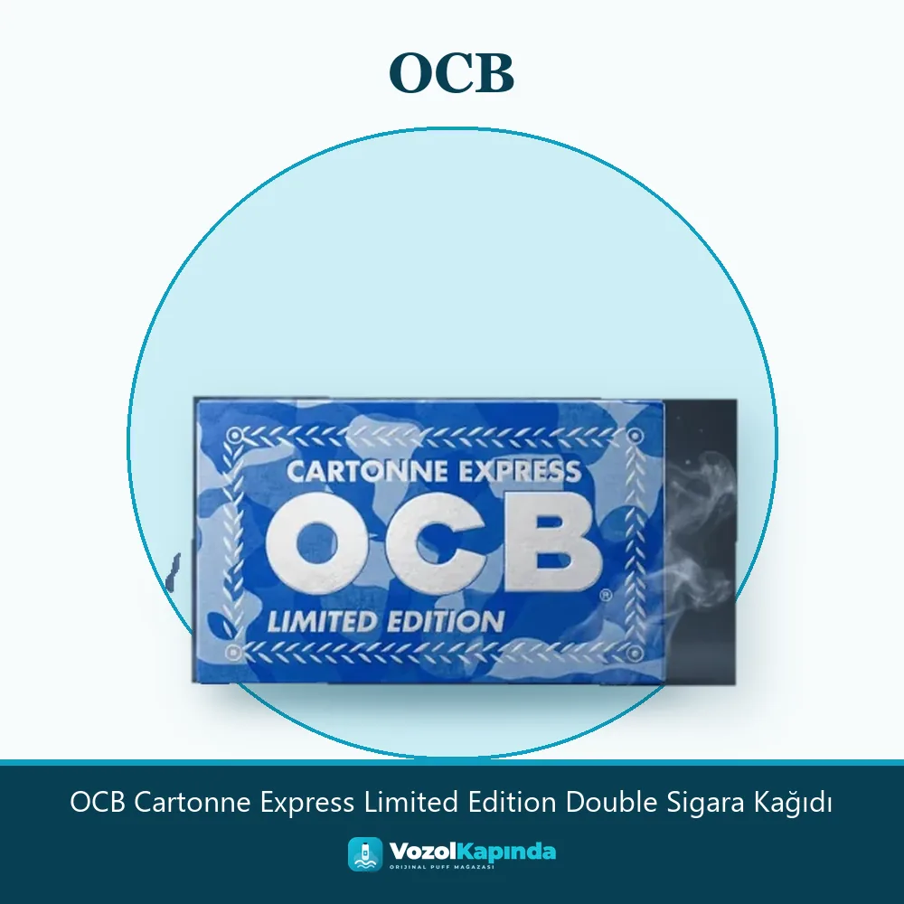 OCB Cartonne Express Limited Edition Double Sigara Kağıdı özellikleri: orijinal ürün, kapıda ödeme, gizli paket