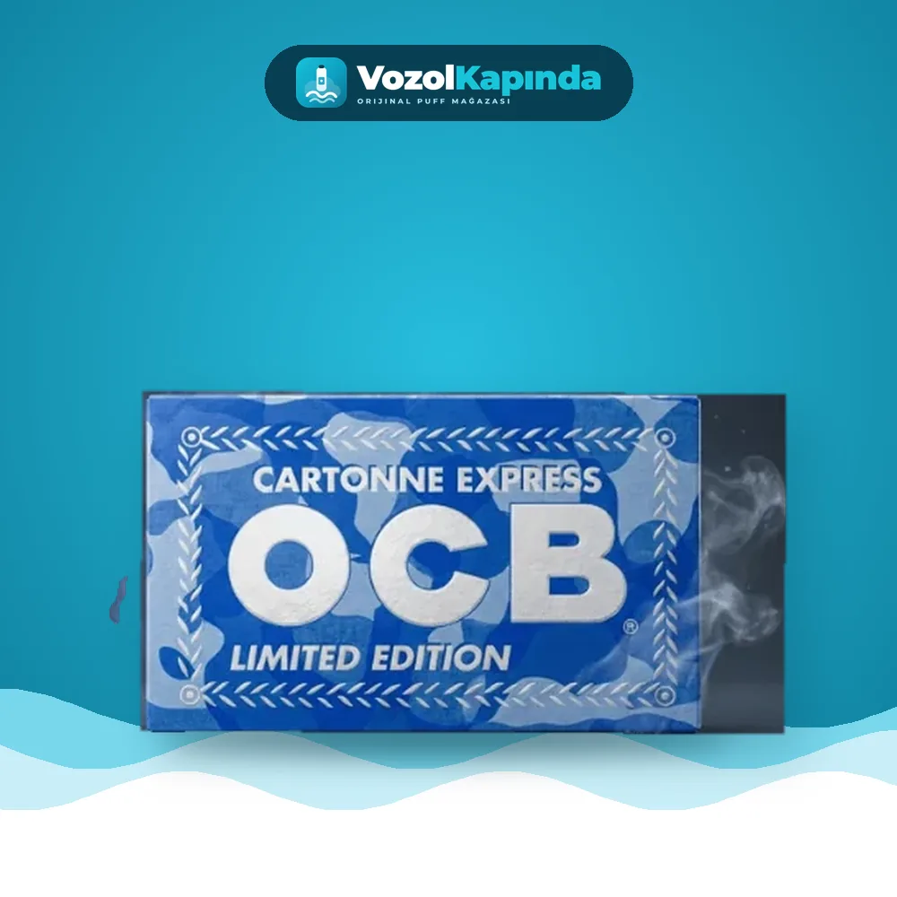 OCB Cartonne Express Limited Edition Double Sigara Kağıdı, Vozol Kapında orijinal sarma kağıdı