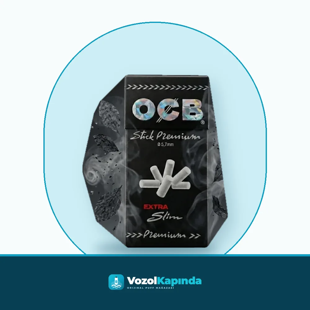OCB Extra Slim sigara filtresi Stick Premium 120 adet Orijinal Ambalaj OCB Extra Slim sigara filtresi Stick Premium 120 adet ürün görseli, orijinal sarma filtresi