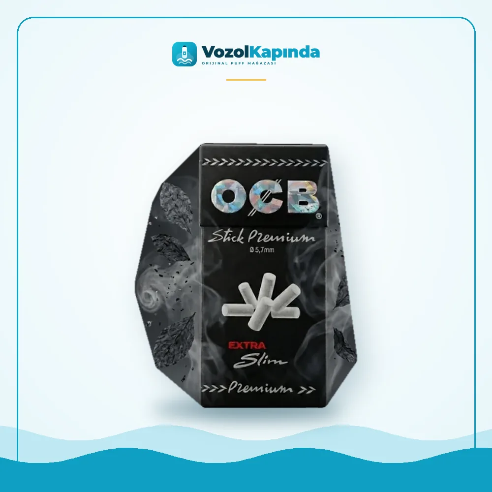 OCB Extra Slim sigara filtresi Stick Premium 120 adet Satın Al OCB Extra Slim sigara filtresi Stick Premium 120 adet satın al, Vozol Kapında