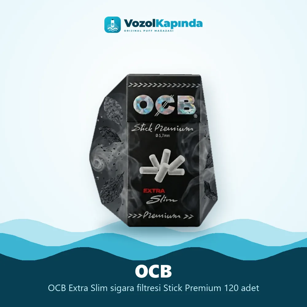 OCB Extra Slim sigara filtresi Stick Premium 120 adet Sipariş Bilgileri OCB Extra Slim sigara filtresi Stick Premium 120 adet sipariş avantajları: kapıda ödeme ve gizli paket