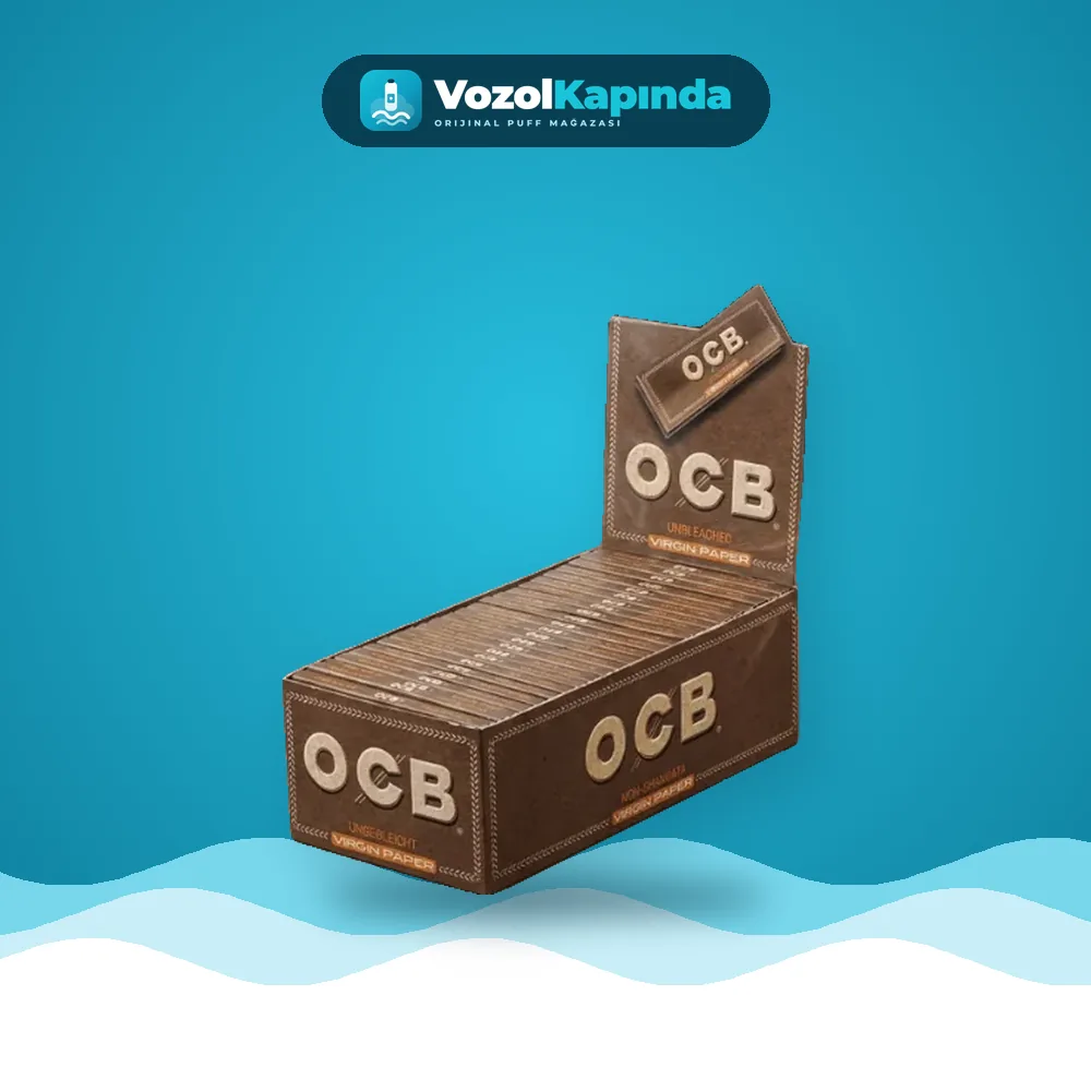 OCB Kısa Sigara Kağıdı Virgin Tekli 50’li Box Sipariş OCB Kısa Sigara Kağıdı Virgin Tekli 50’li Box satın al, Vozol Kapında