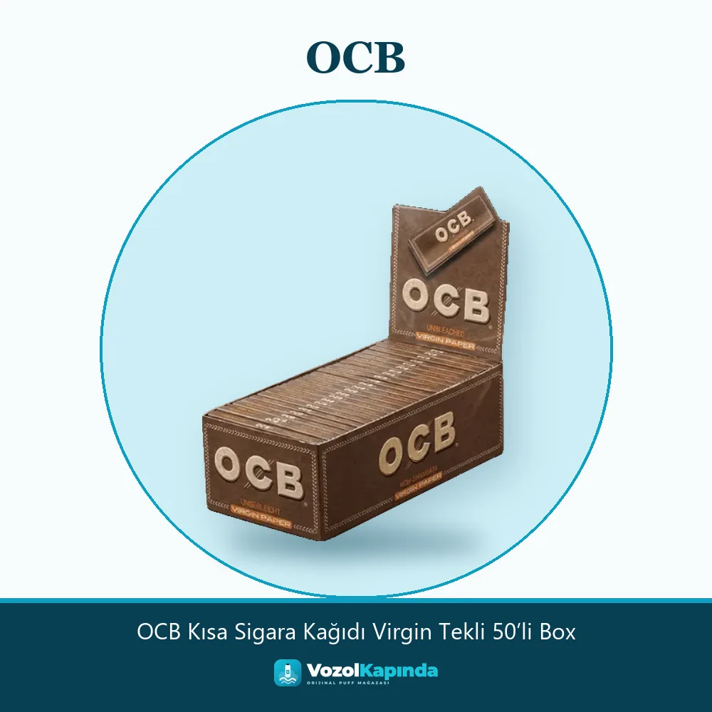 OCB Kısa Sigara Kağıdı Virgin Tekli 50’li Box Sipariş Bilgileri OCB Kısa Sigara Kağıdı Virgin Tekli 50’li Box özellikleri: orijinal ürün, kapıda ödeme, gizli paket