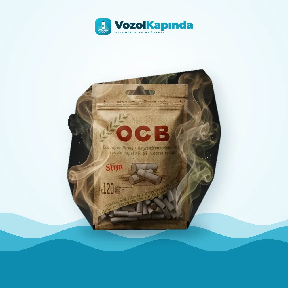 OCB Organik Poşet Sigara Sarma Filtresi Paket Görünümü OCB Organik Poşet Sigara Sarma Filtresi ürün görseli, orijinal sarma filtresi