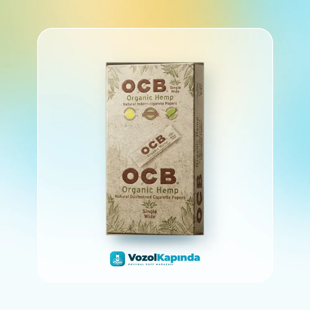 OCB Organik sigara kağıdı Tekli 50’li Box Sipariş OCB Organik sigara kağıdı Tekli 50’li Box fiyatı ve siparişi, Vozol Kapında