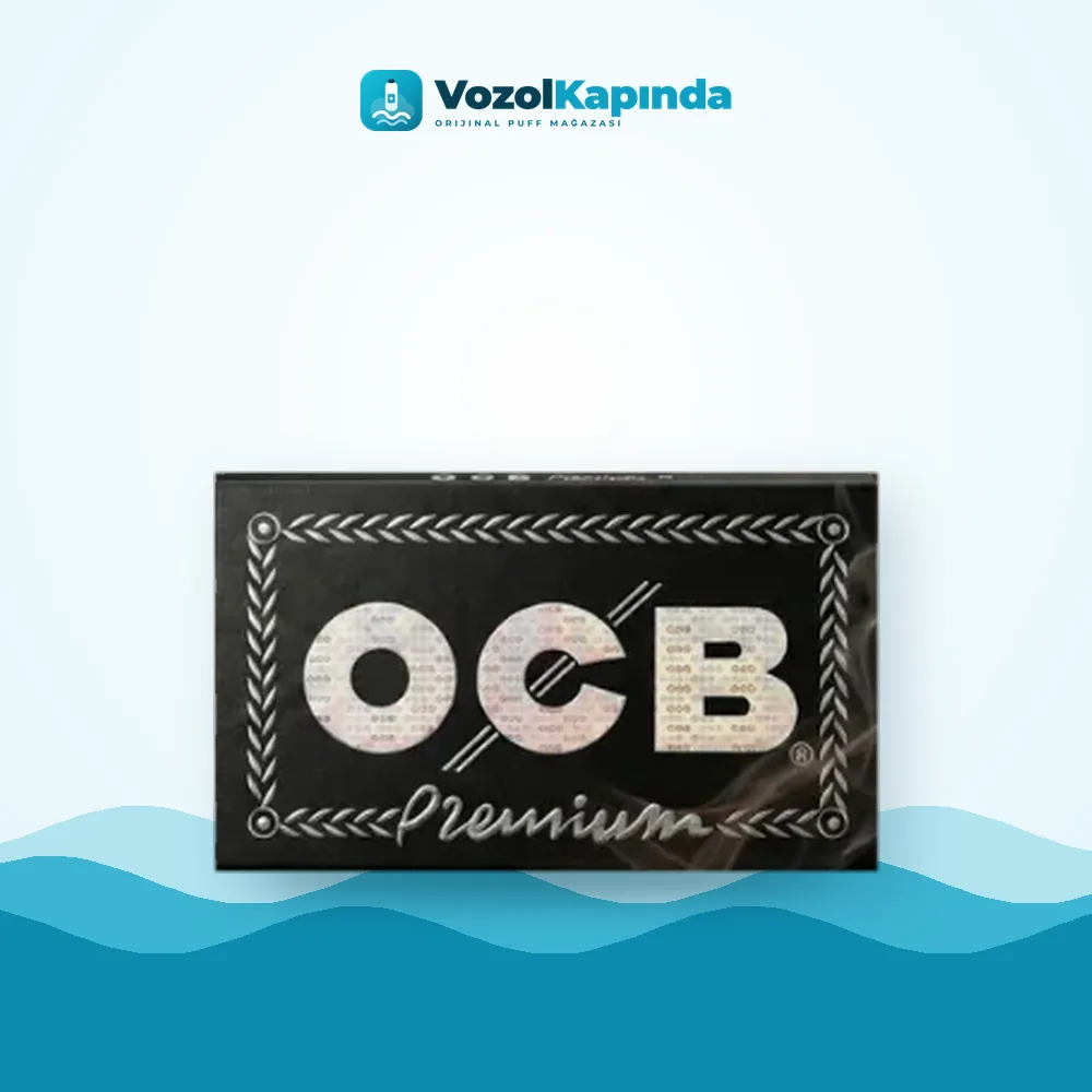 OCB Premium siyah kısa sigara kağıdı Double Ürün Görseli OCB Premium siyah kısa sigara kağıdı Double paket görünümü