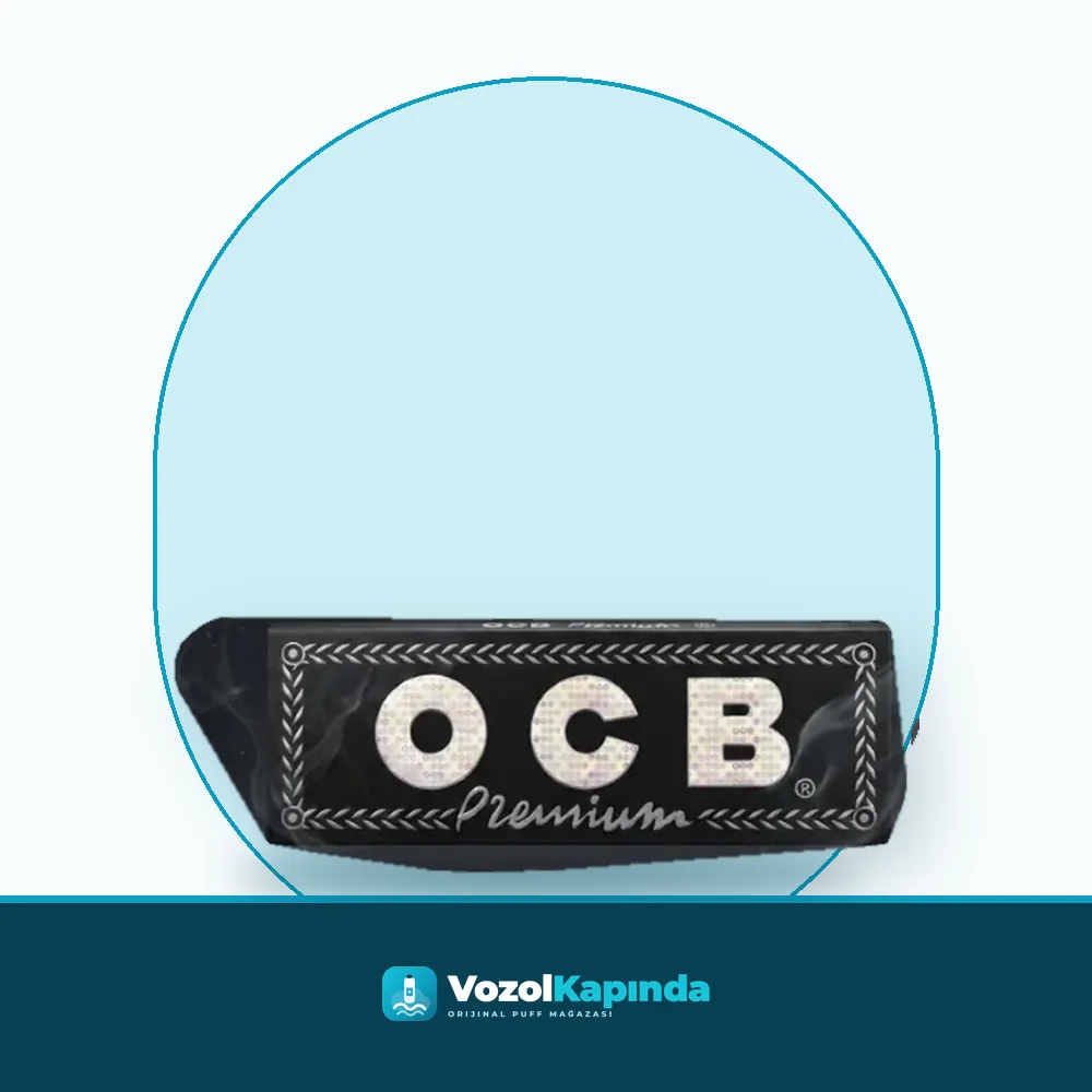 OCB Premium Siyah Sigara Kağıdı Tekli Paket Görünümü OCB Premium Siyah Sigara Kağıdı Tekli ürün görseli, orijinal sarma kağıdı