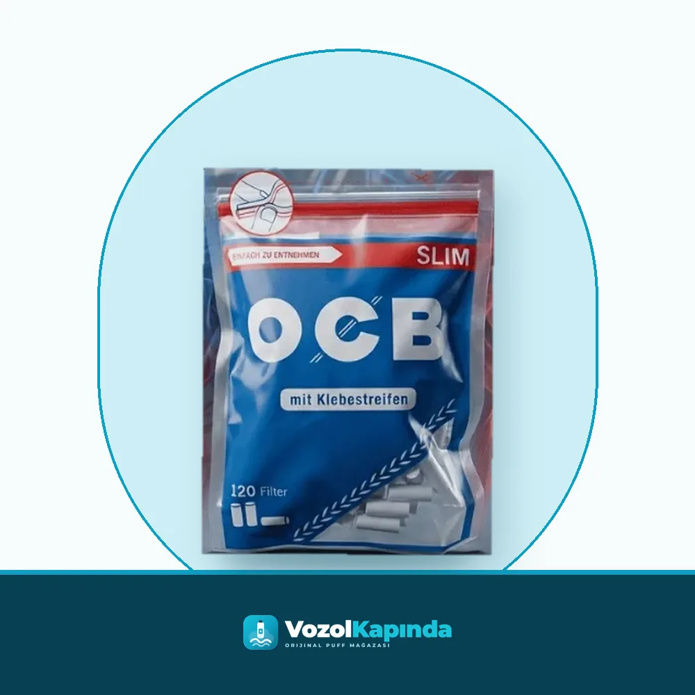 OCB Slim Poşet Sigara Sarma Filtresi ürün görseli, orijinal sarma filtresi
