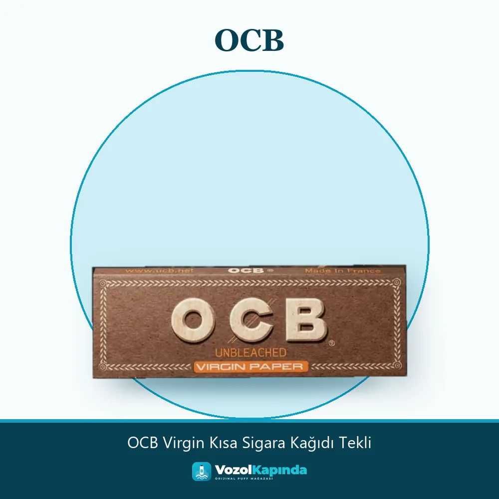 OCB Virgin Kısa Sigara Kağıdı Tekli Sipariş Bilgileri OCB Virgin Kısa Sigara Kağıdı Tekli özellikleri: orijinal ürün, kapıda ödeme, gizli paket