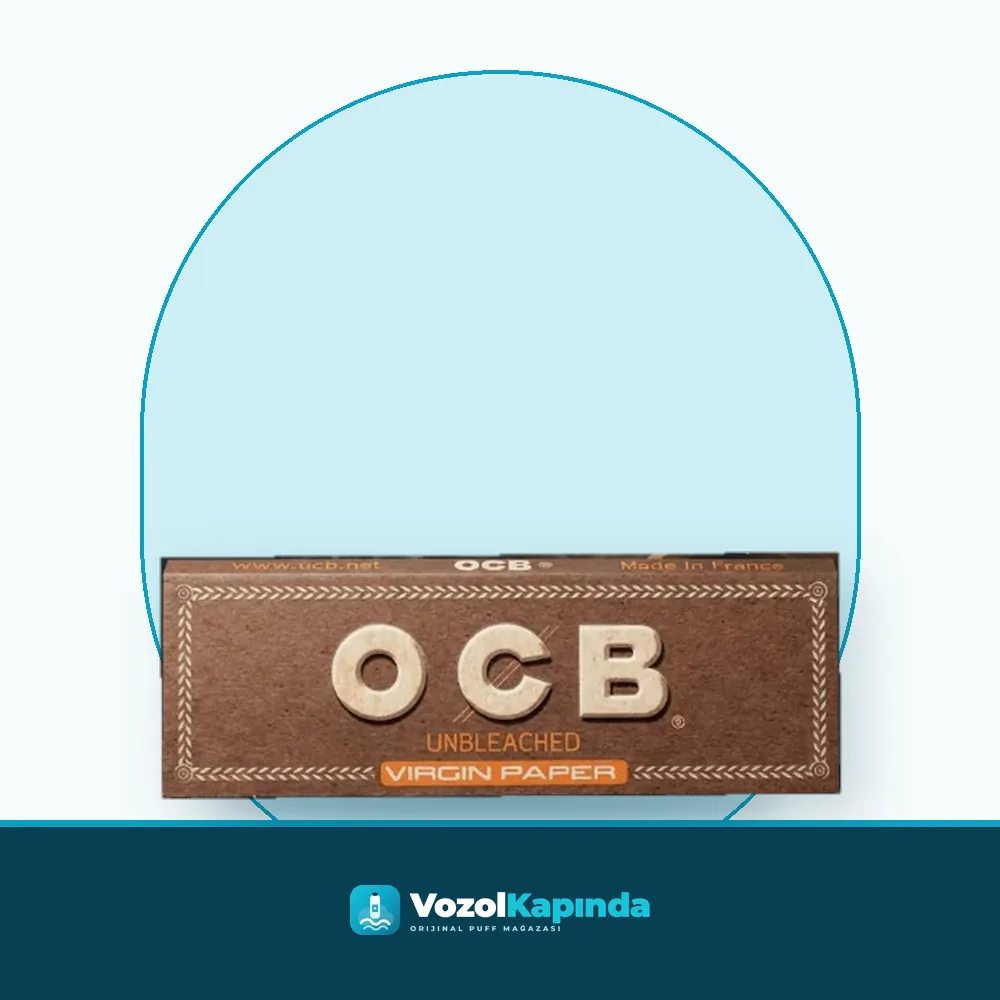 OCB Virgin Kısa Sigara Kağıdı Tekli Orijinal Ambalaj OCB Virgin Kısa Sigara Kağıdı Tekli ürün görseli, orijinal sarma kağıdı