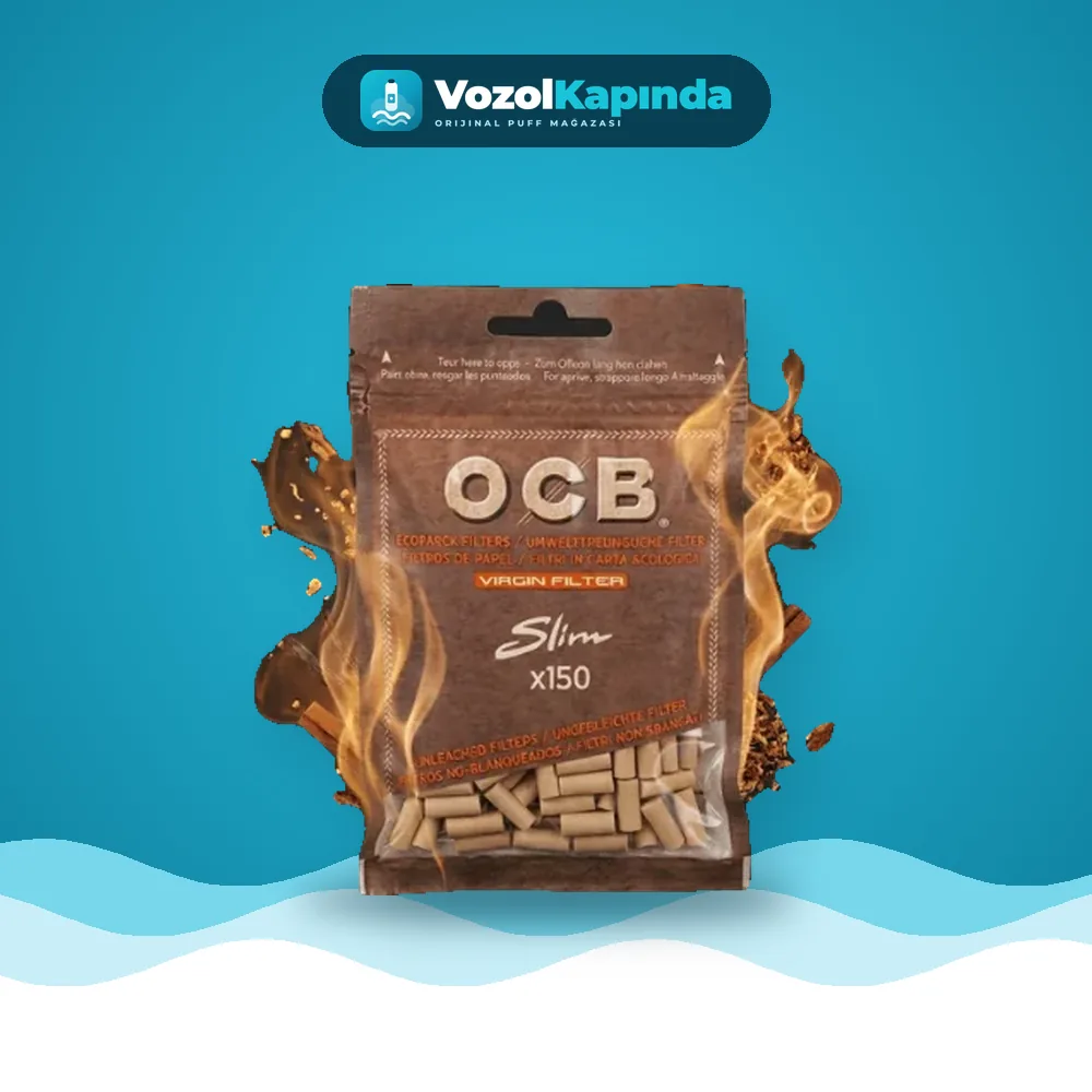 OCB Virgin Poşet Sigara Sarma Filtresi Sipariş OCB Virgin Poşet Sigara Sarma Filtresi fiyatı ve siparişi, Vozol Kapında