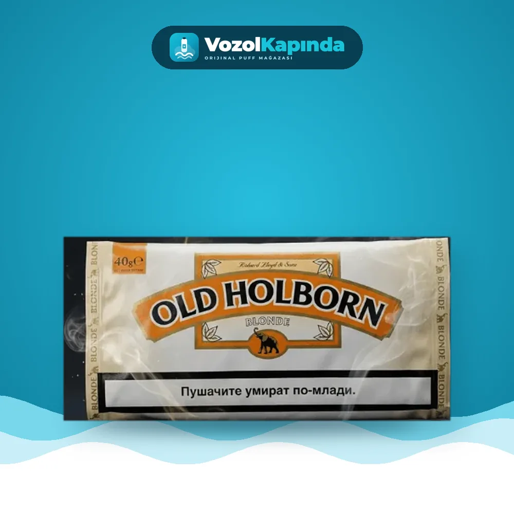 Old Holborn Beyaz ithal tütün 50gr, Vozol Kapında orijinal sarma tütünü