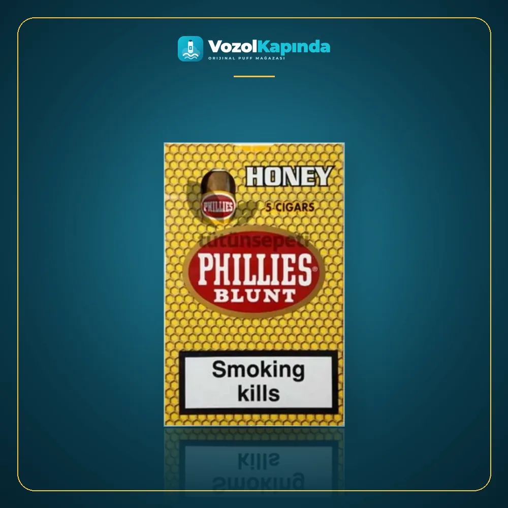 Phillies Blunt Honey Puro Bal aromalı ön yüz görseli, orijinal ambalaj