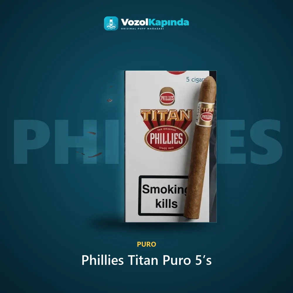 Phillies Titan Puro 5’s Özellikleri Phillies Titan Puro 5’s bilgi kartı, orijinal puro