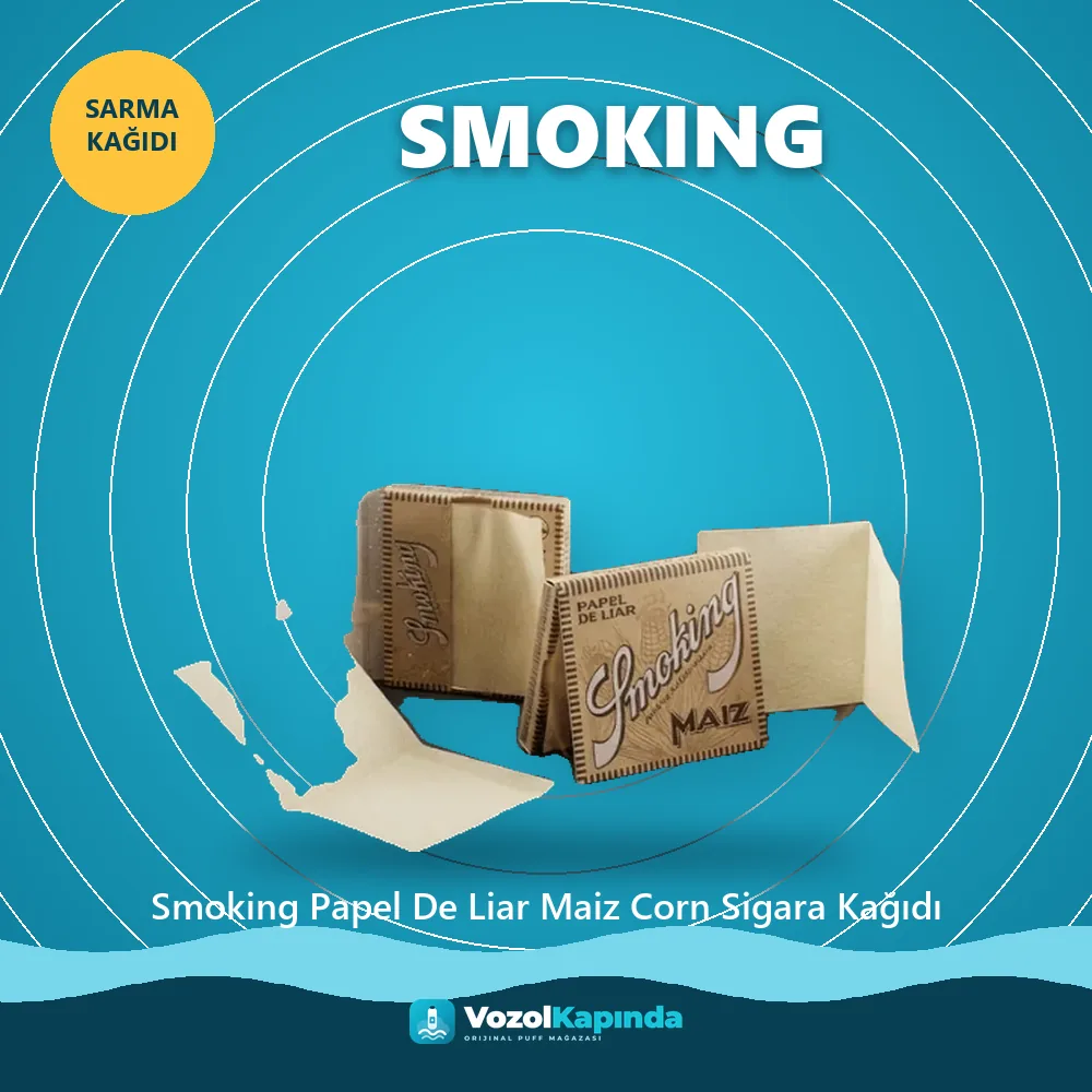 Smoking Papel De Liar Maiz Corn Sigara Kağıdı Bilgi Kartı Smoking Papel De Liar Maiz Corn Sigara Kağıdı özellikleri: orijinal ürün, kapıda ödeme, gizli paket