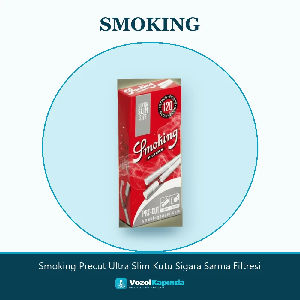 Smoking Precut Ultra Slim Kutu Sigara Sarma Filtresi Sipariş Bilgileri Smoking Precut Ultra Slim Kutu Sigara Sarma Filtresi sipariş avantajları: kapıda ödeme ve gizli paket