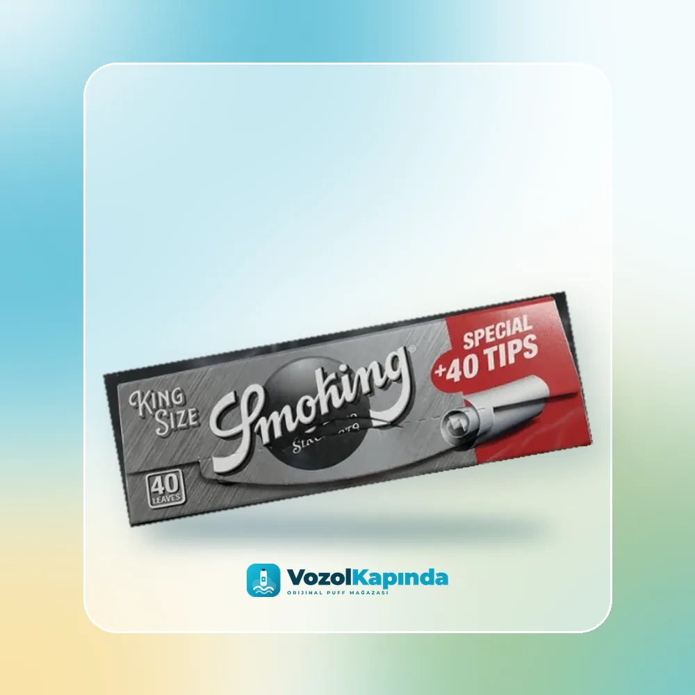 Smoking Special Silver King Size Sarma Kağıdı Zıvanalı Satın Al Smoking Special Silver King Size Sarma Kağıdı Zıvanalı, Vozol Kapında orijinal sarma kağıdı