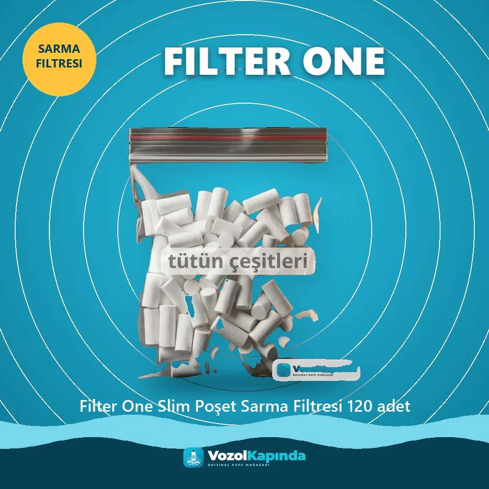 Filter One Slim Poşet Sarma Filtresi 120 adet Sipariş Bilgileri Filter One Slim Poşet Sarma Filtresi 120 adet özellikleri: orijinal ürün, kapıda ödeme, gizli paket