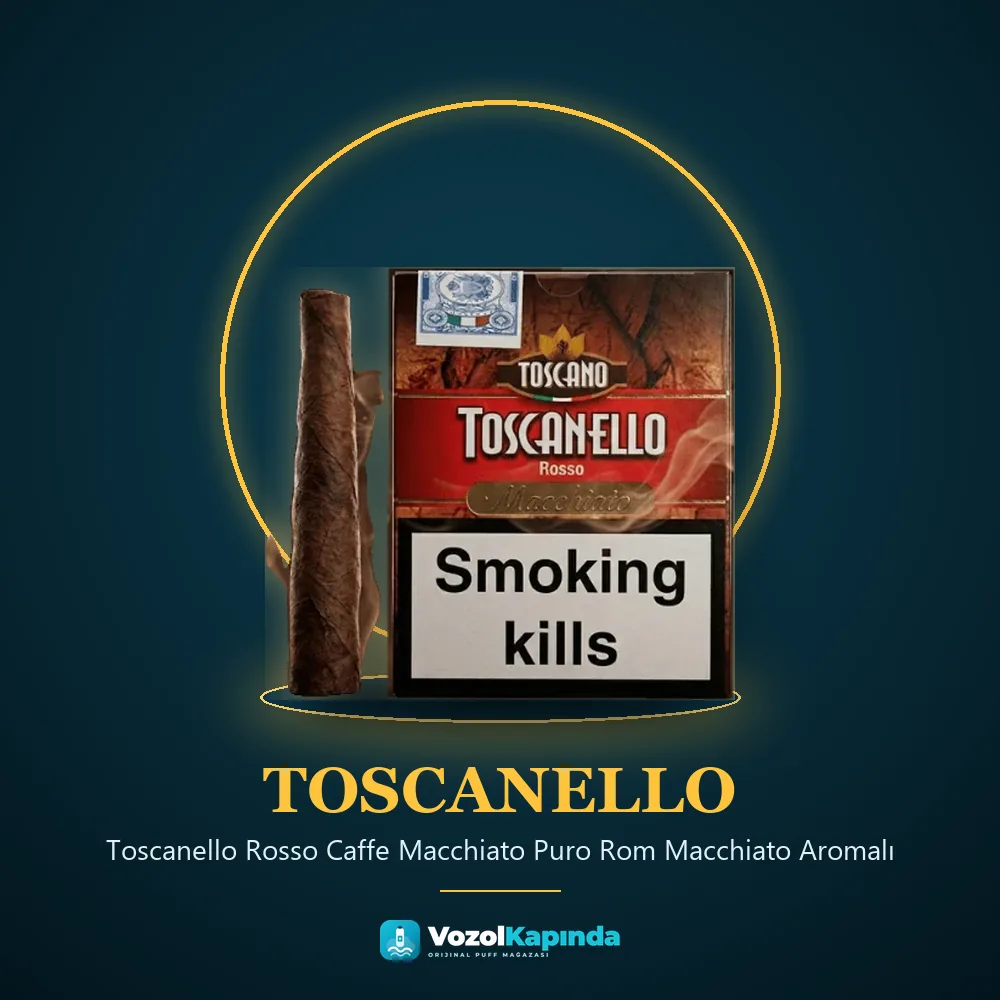 Toscanello Rosso Caffe Macchiato Puro Rom Macchiato Aromalı sipariş avantajları: kapıda ödeme ve gizli paket