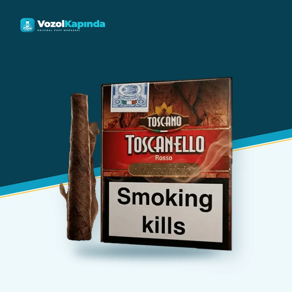 Toscanello Rosso Caffe Macchiato Puro Rom Macchiato Aromalı paket görünümü