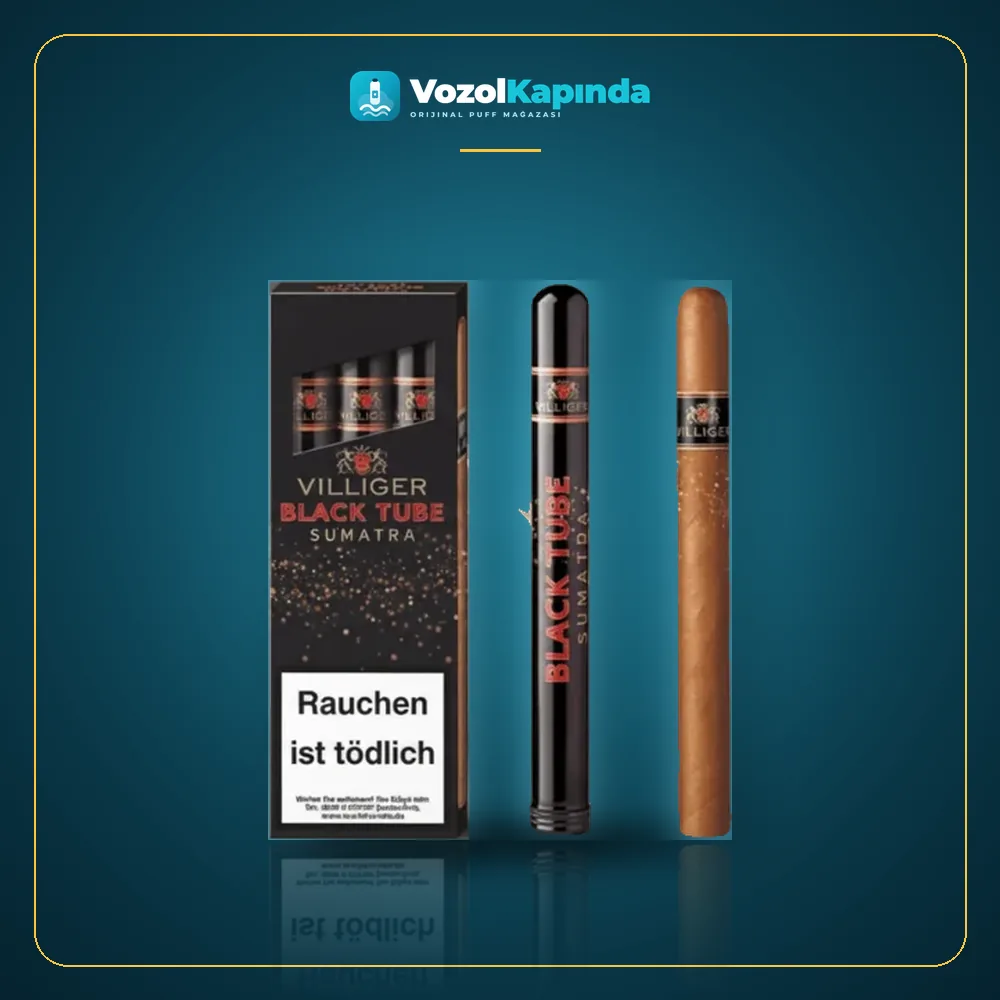 Villiger Black Tube Puro 3’s Gift Pack Ürün Görseli Villiger Black Tube Puro 3’s Gift Pack paket görünümü