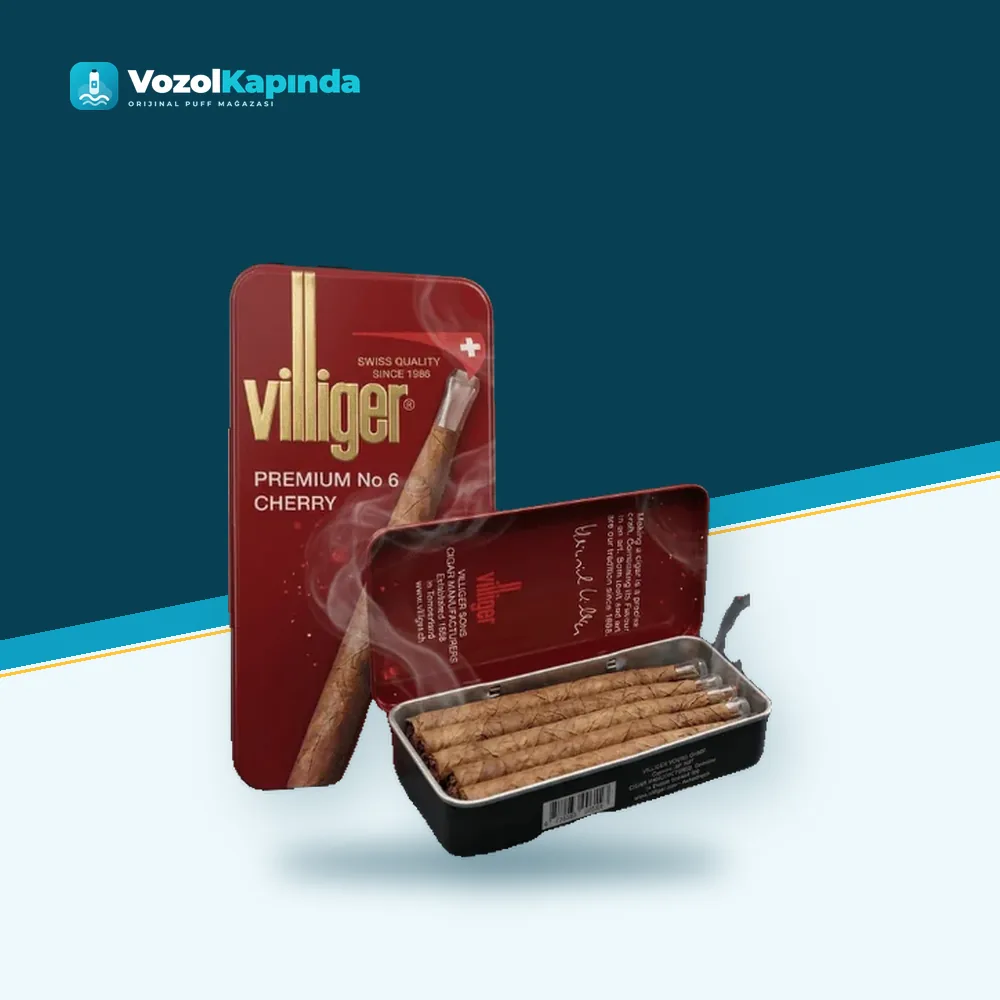 Villiger Premium Cherry No6 sigarillo 10’s Orijinal Ambalaj Villiger Premium Cherry No6 sigarillo 10’s ürün görseli, orijinal sigarillo