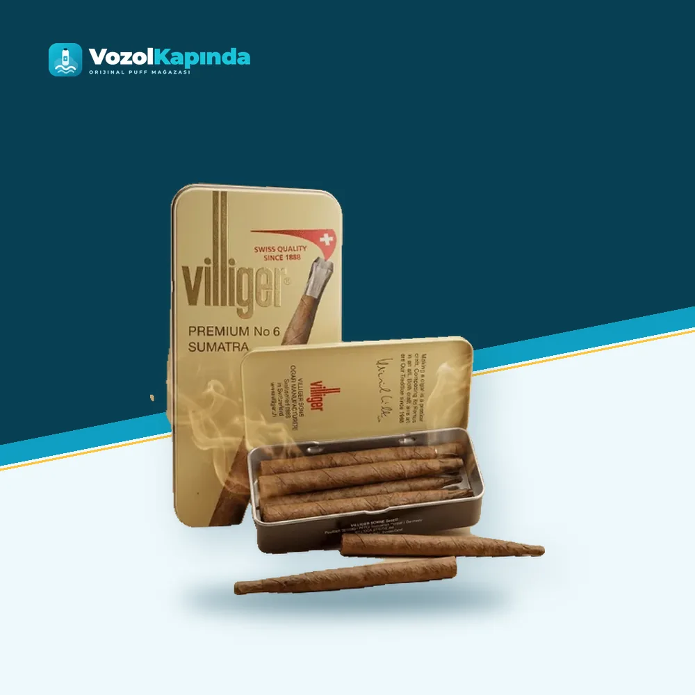 Villiger Sumatra No6 sigarillo 10’s Orijinal Ambalaj Villiger Sumatra No6 sigarillo 10’s ön yüz görseli, orijinal ambalaj