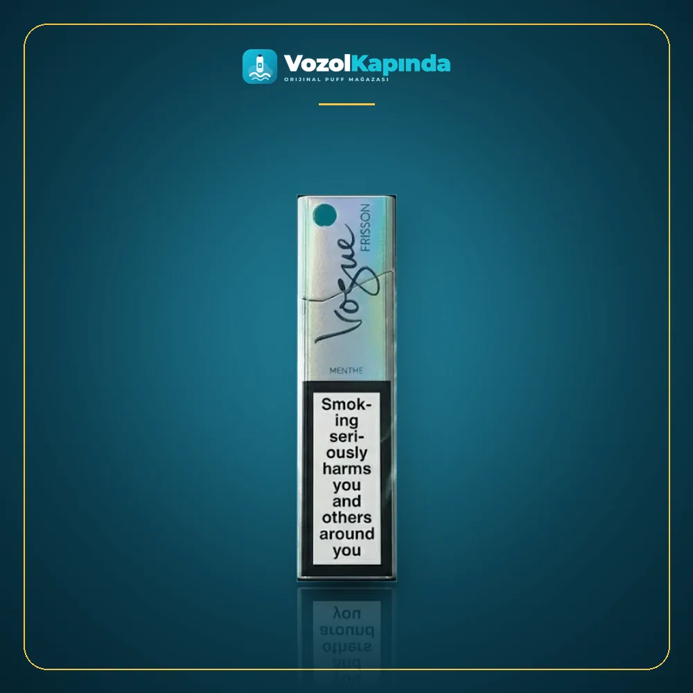 Vogue Frisson Menthe Superslim sigara Mentollü Paket Görünümü Vogue Frisson Menthe Superslim sigara Mentollü paket görünümü