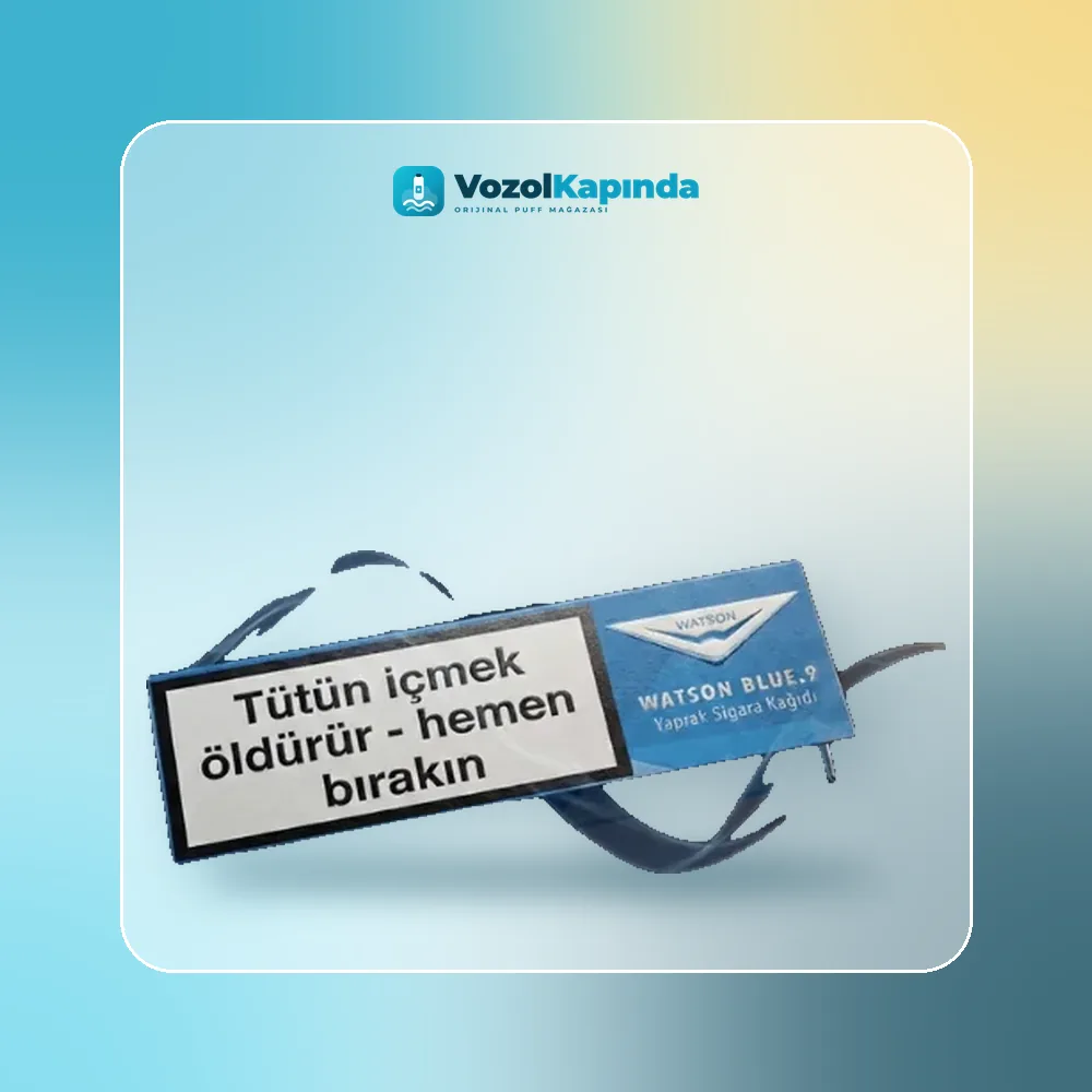 Watson Blue No9 Sigara Sarma Kağıdı Paket Görünümü Watson Blue No9 Sigara Sarma Kağıdı ürün görseli, orijinal sarma kağıdı