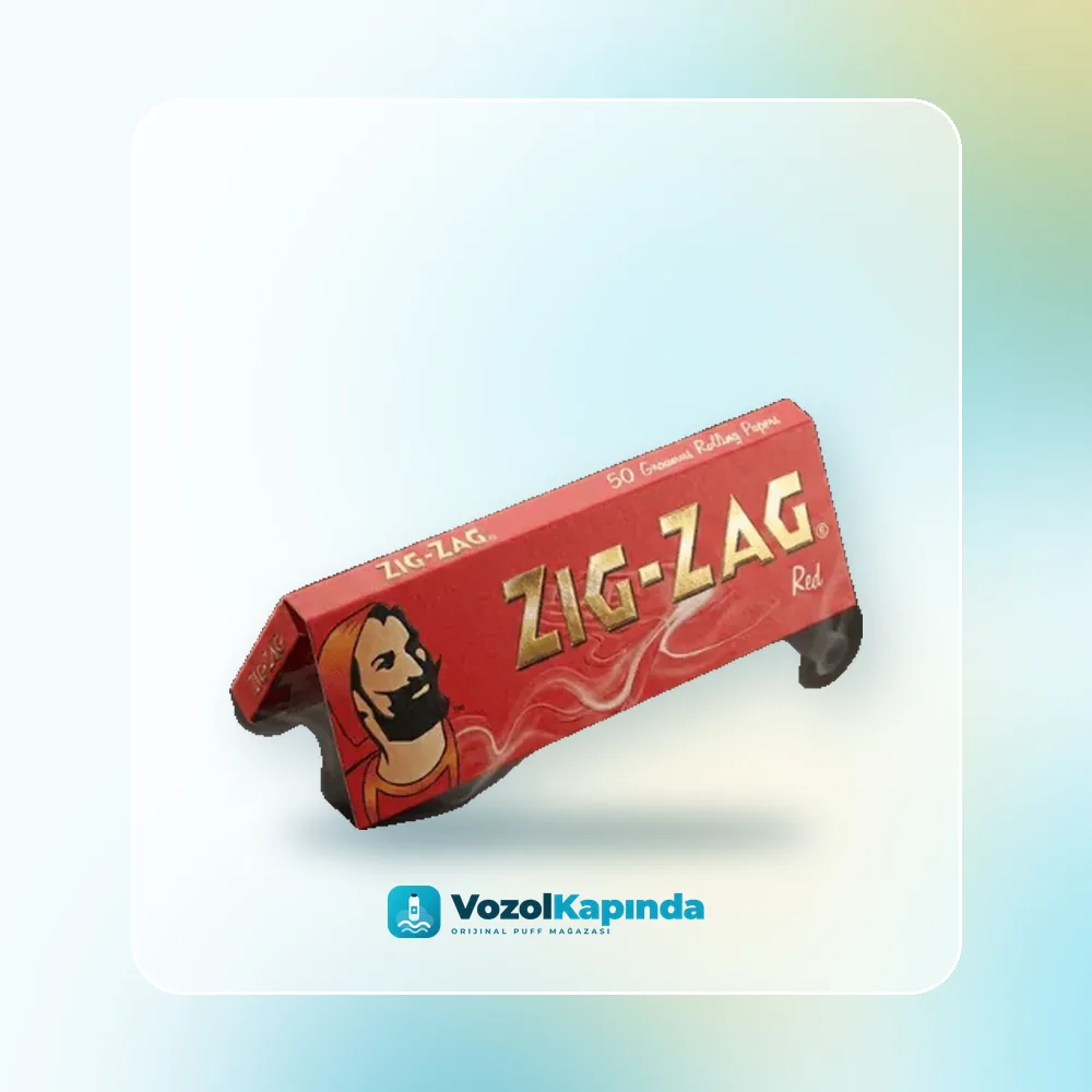 Zig-Zag Red Sigara Kağıdı Tekli, Vozol Kapında orijinal sarma kağıdı