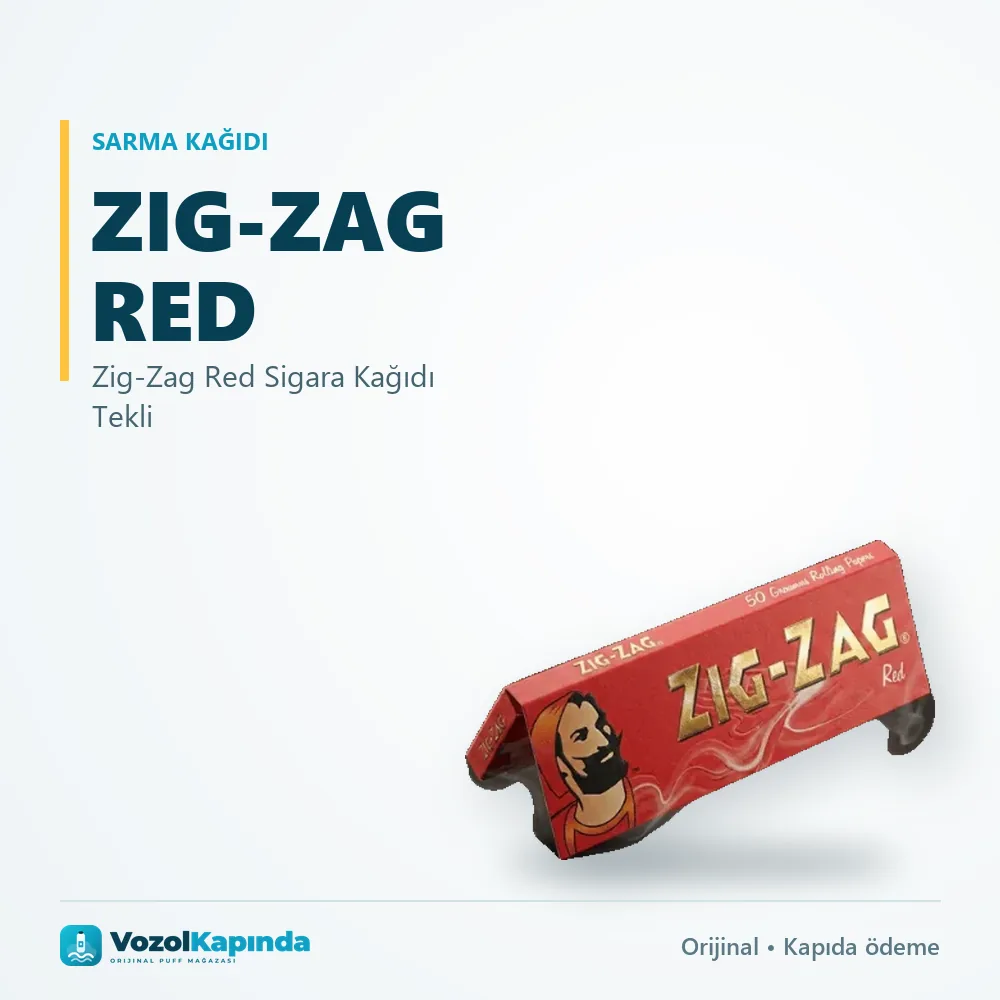 Zig-Zag Red Sigara Kağıdı Tekli özellikleri: orijinal ürün, kapıda ödeme, gizli paket