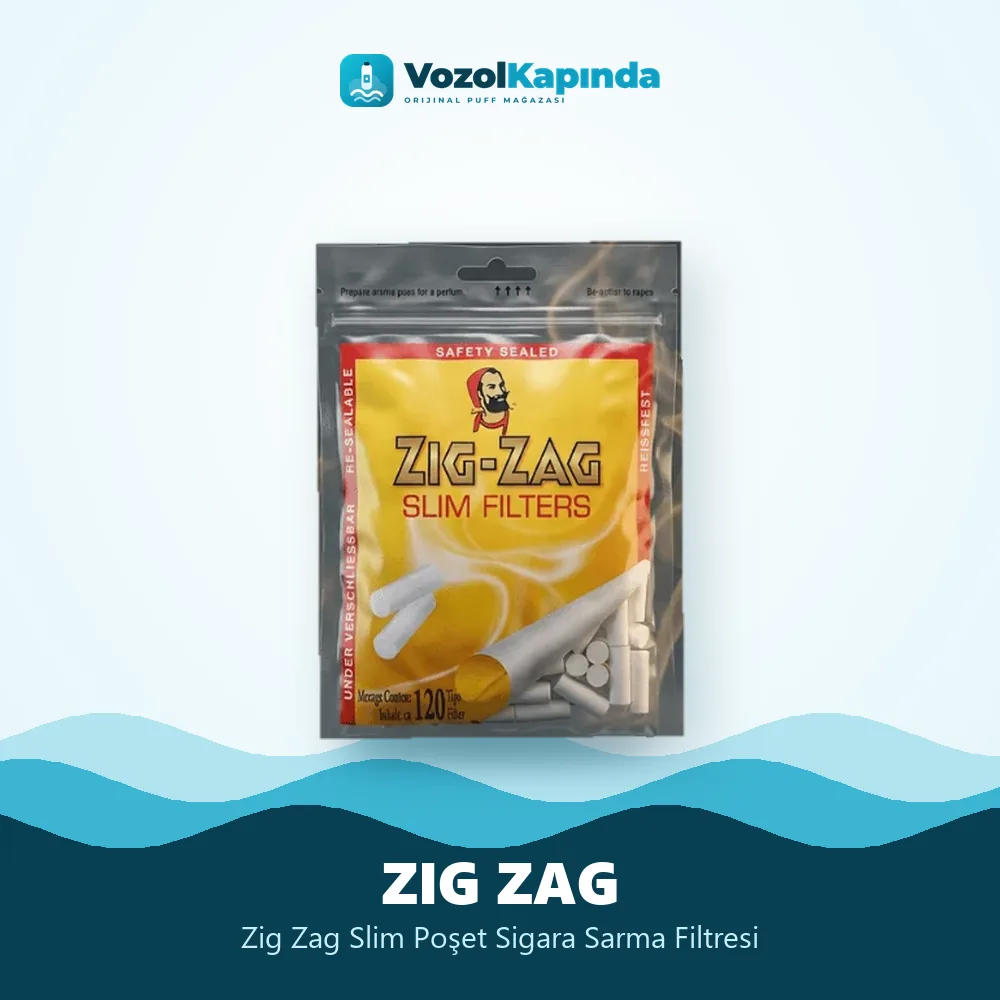 Zig Zag Slim Poşet Sigara Sarma Filtresi bilgi kartı, orijinal sarma filtresi