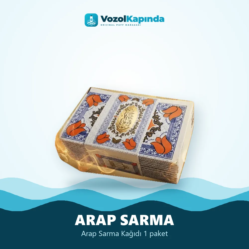 Arap Sarma Kağıdı 1 paket Sipariş Bilgileri Arap Sarma Kağıdı 1 paket özellikleri: orijinal ürün, kapıda ödeme, gizli paket