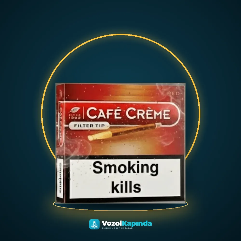 Cafe Creme Red Filter sigarillo 10’s Satın Al Cafe Creme Red Filter sigarillo 10’s, Vozol Kapında orijinal sigarillo