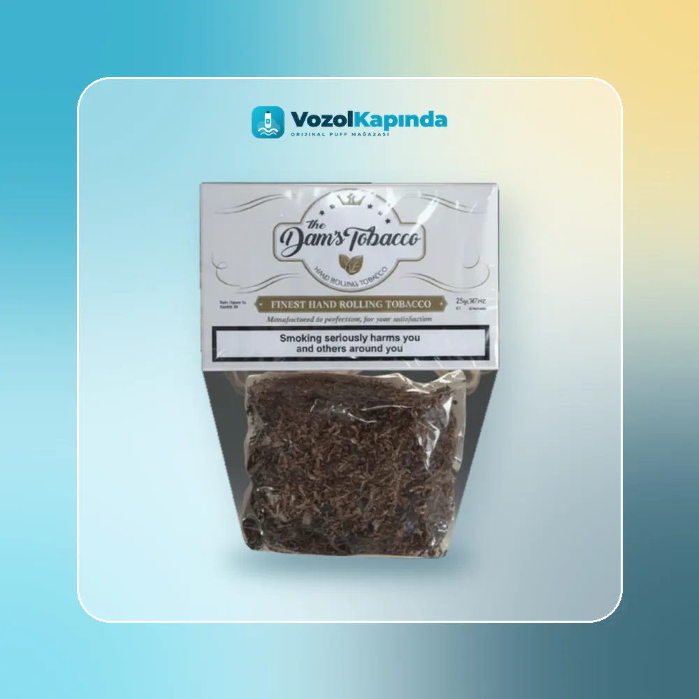 Dam’s Tobacco ithal tütün 25gr paket görünümü