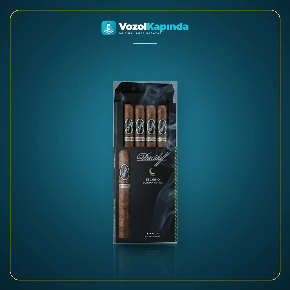 Davidoff Escurio Corona Gorda Puro 4’s Gift Pack ürün görseli, orijinal Küba purosu