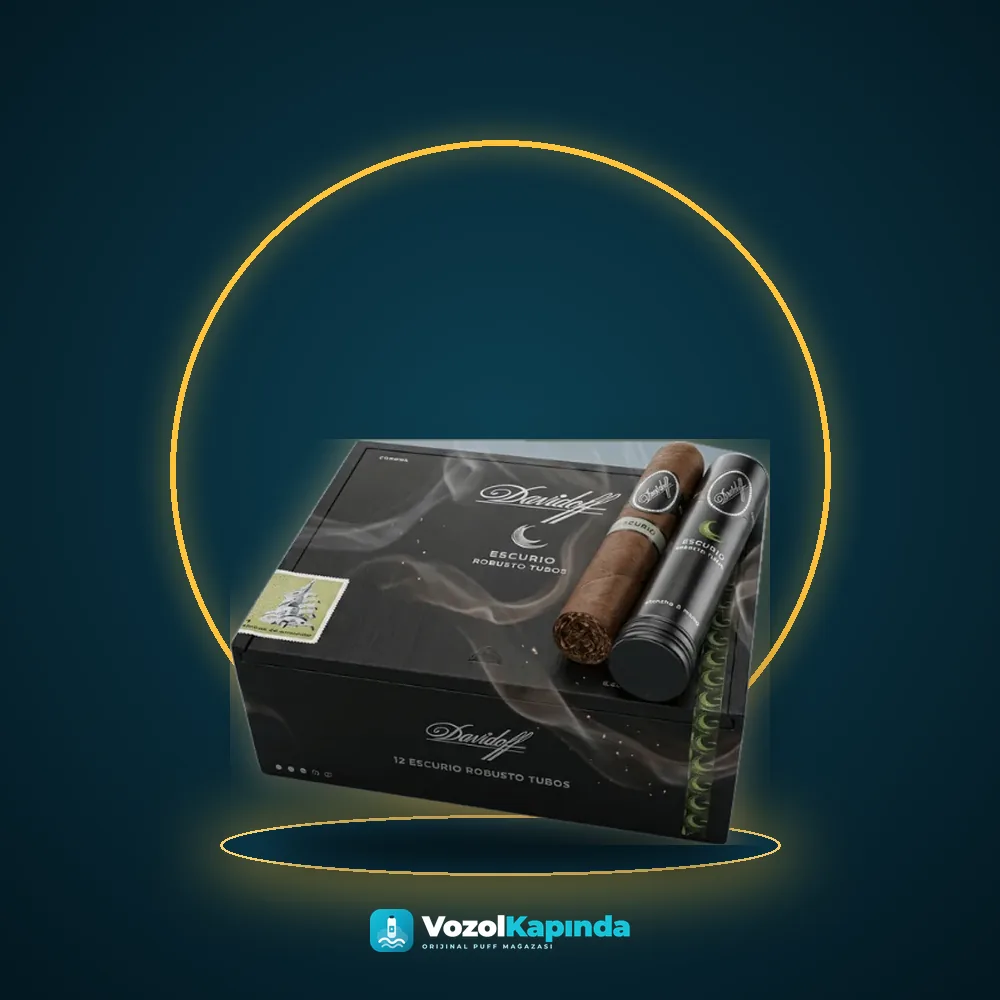 Davidoff Escurio Robusto Tubos Puro 12’s Ahşap Kutu satın al, Vozol Kapında
