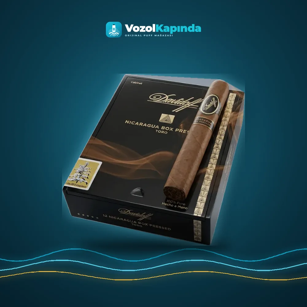 Davidoff Nicaragua Box Pressed Puro 12’s Ahşap Lutu satın al, Vozol Kapında