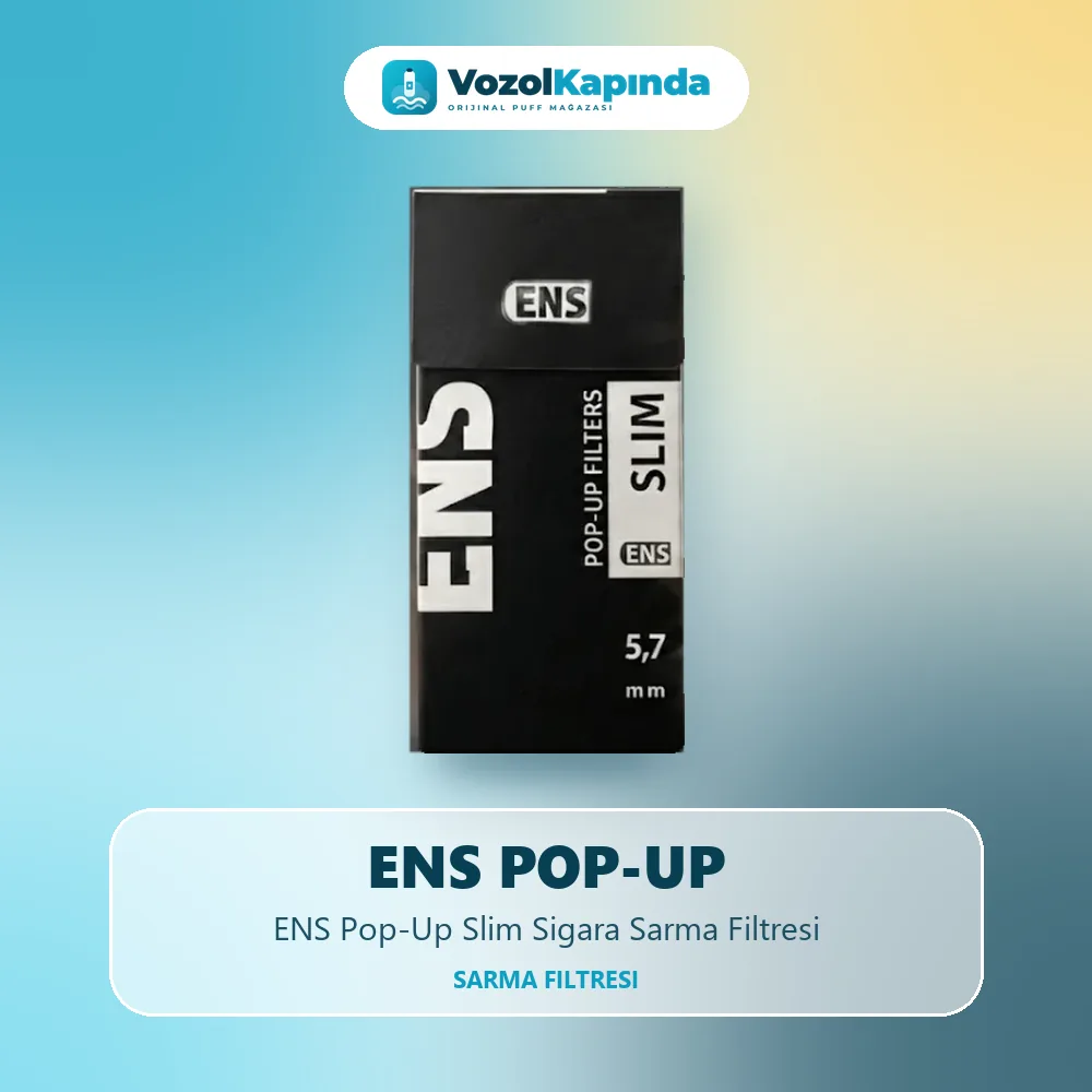 ENS Pop-Up Slim Sigara Sarma Filtresi Sipariş Bilgileri ENS Pop-Up Slim Sigara Sarma Filtresi sipariş avantajları: kapıda ödeme ve gizli paket