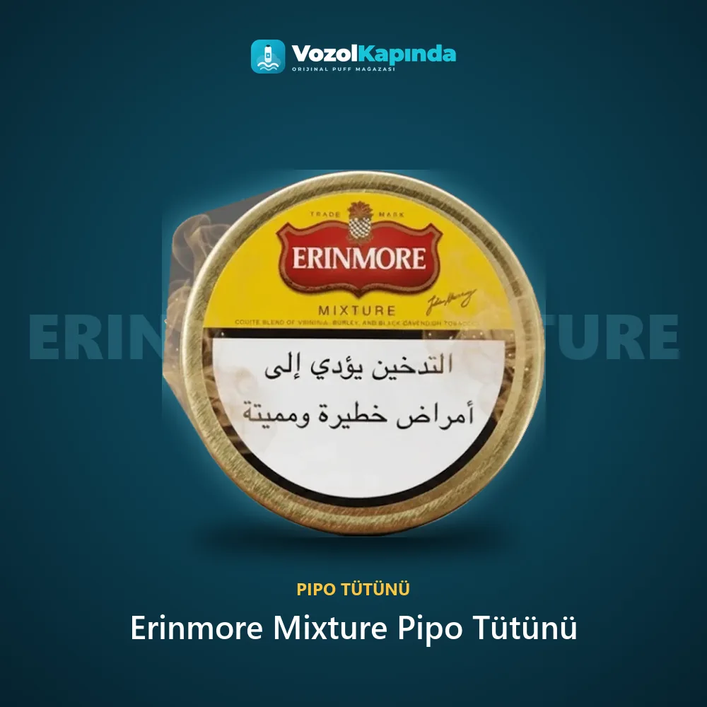 Erinmore Mixture Pipo Tütünü Bilgi Kartı Erinmore Mixture Pipo Tütünü sipariş avantajları: kapıda ödeme ve gizli paket