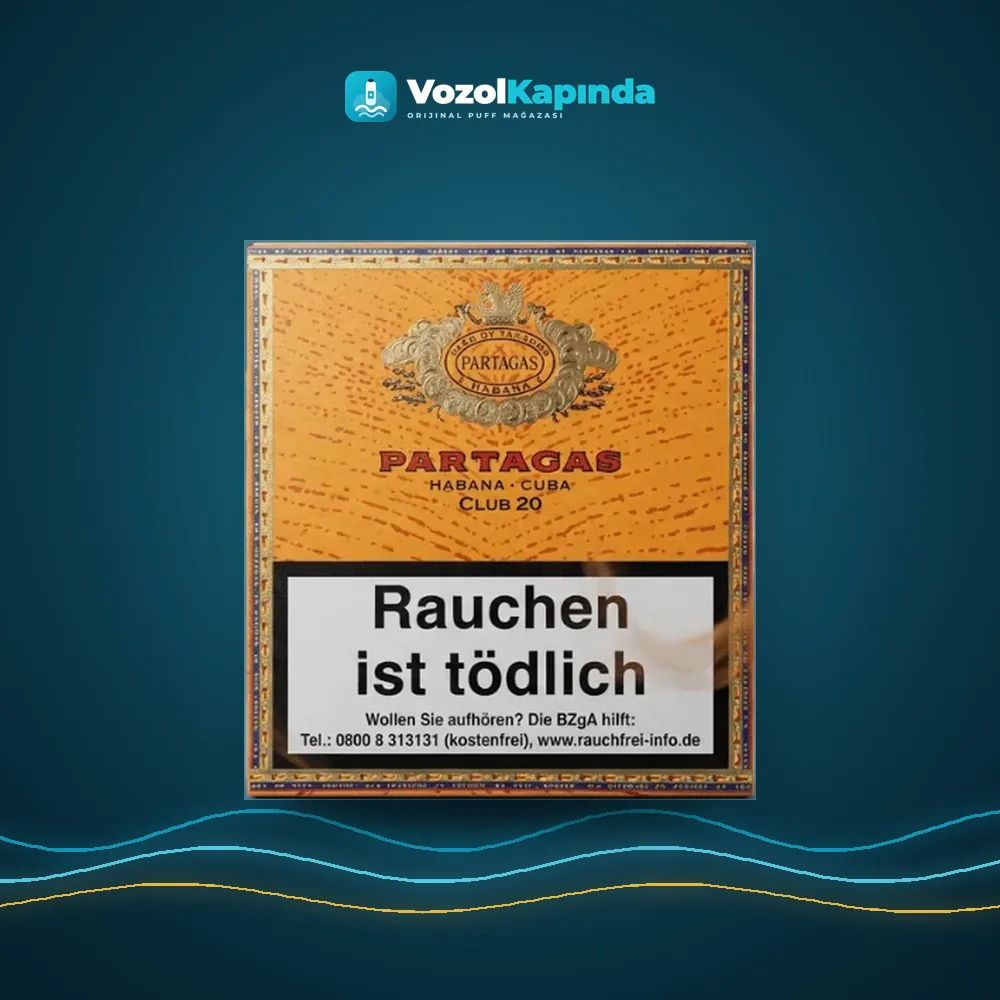 Partagas Club 20 Sigarillo Fiyatı Partagas Club 20 Sigarillo satın al, Vozol Kapında