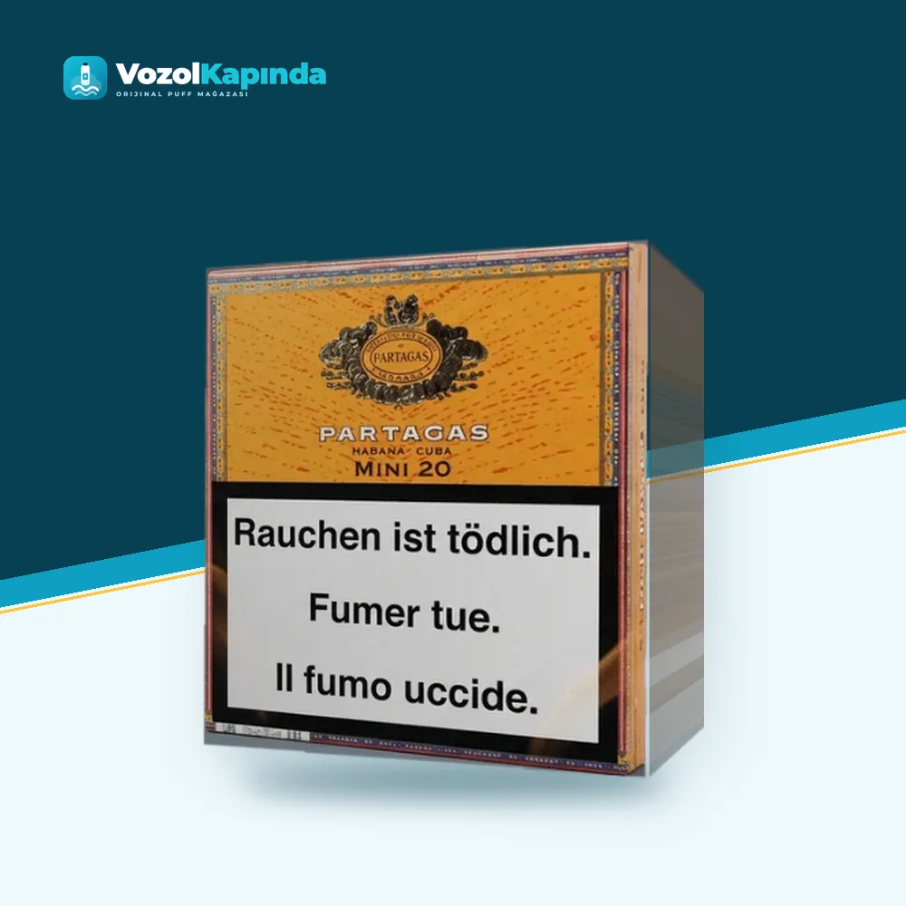 Partagas Mini 20 Sigarillo Orijinal Ambalaj Partagas Mini 20 Sigarillo ürün görseli, orijinal sigarillo