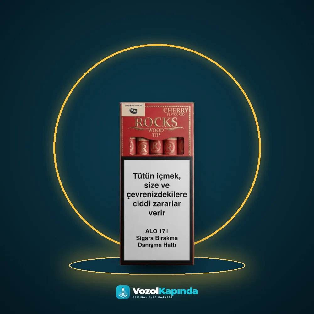 Rocks Wood Tip Puro Kiraz Aromalı Fiyatı Rocks Wood Tip Puro Kiraz Aromalı fiyatı ve siparişi, Vozol Kapında