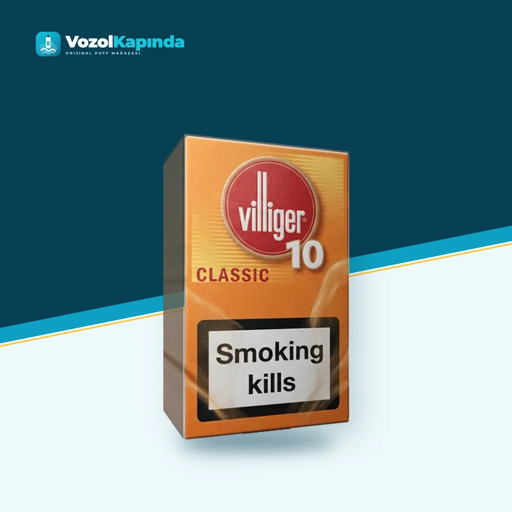 Villiger Classic sigarillo 10’s Paket Görünümü Villiger Classic sigarillo 10’s paket görünümü