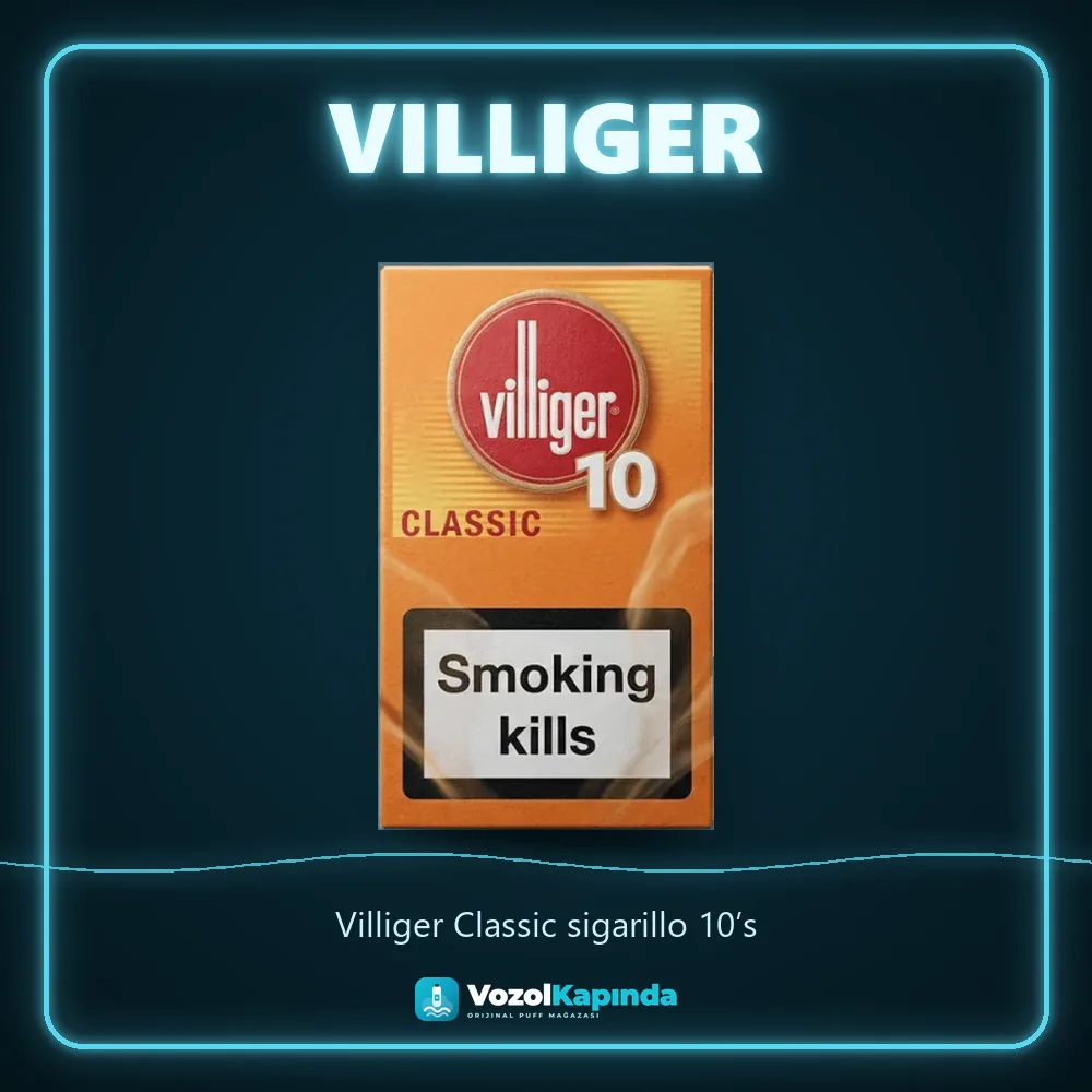 Villiger Classic sigarillo 10’s Özellikleri Villiger Classic sigarillo 10’s özellikleri: orijinal ürün, kapıda ödeme, gizli paket